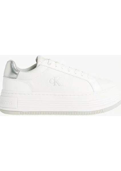 Kadın Platform Taban Beyaz Sneaker
