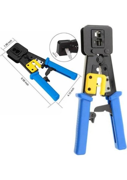 Elitstore RJ45 Cat6 Ez Plug Yeni Nesil Makaslı Ağ Pensesi modelleri