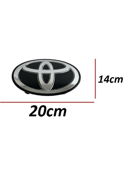 Toyota Ön Arma Logo Hilux Revo / Rocco 2021-2023 (Camlı)