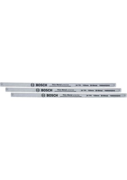 Demir Testeresi Bıçağı 3parça - 150MM 24 Diş 1600A032UL