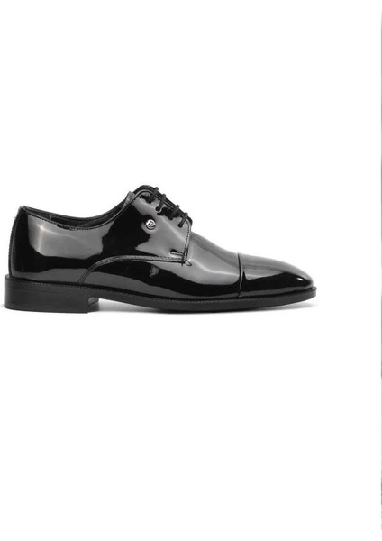 Groom Erkek Günlük Ayakkabı 7028 Siyah Rugan