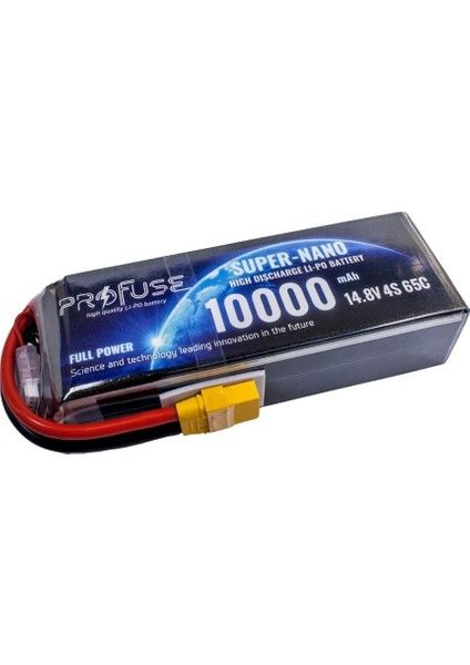 14,8V 4s 10000MAH 65C Lipo Batarya