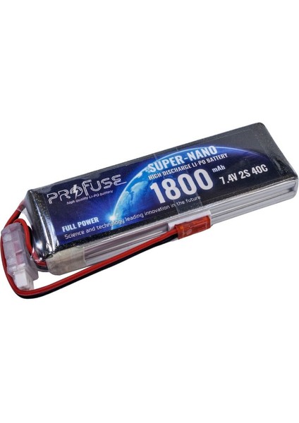 7,4V 2s 1800MAH 40C Lipo Batarya