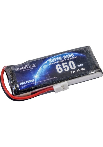 3,7V 1s 650MAH 40C Lipo Batarya