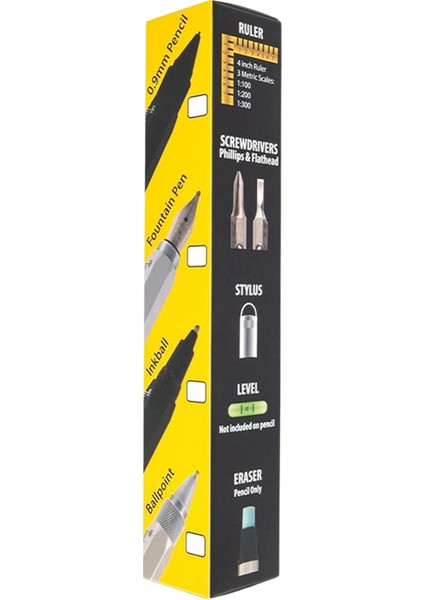 One Touch Stylus Tool Tükenmez Kalem Sarı