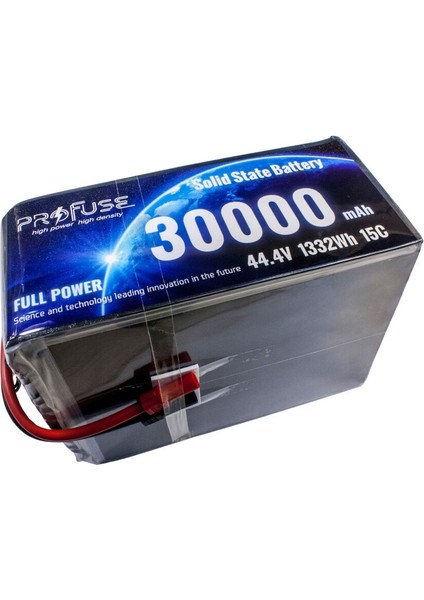 44,4V 12S 30000MAH 60C Lipo Batarya