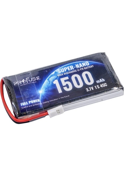 3,7V 1s 1500MAH 45C Lipo Batarya