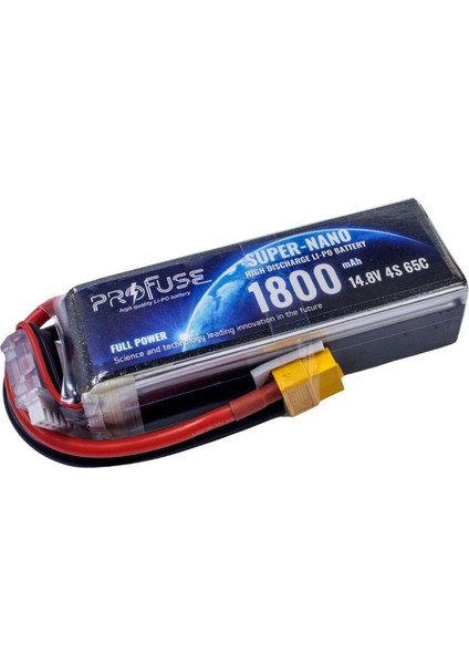 14,8V 4s 1800MAH 65C Lipo Batarya