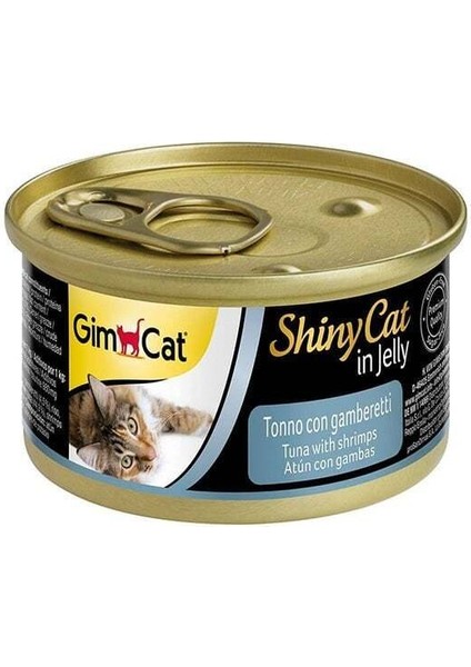 Shinycat Tuna Balıklı Karidesli Konserve Kedi Maması 70 gr