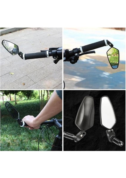 Bisiklet Scooter E-Bıke Geniş Açılı Ayna( adet fiyatı)Gidon Sonu Fonksiyonel