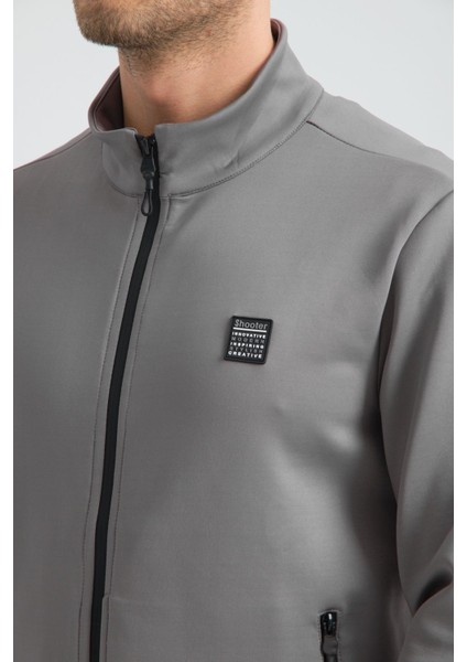 Gri Scuba Mevsimlik Regular Fit Erkek Eşofman Takım