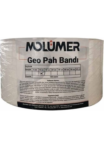 Geo Pah Bandı Geotekstil 100 cm x 100 mt