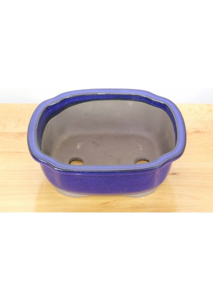 Mokko Bonsai Saksısı No.j-5.2-L-Lacivert (24CM) (Japon)