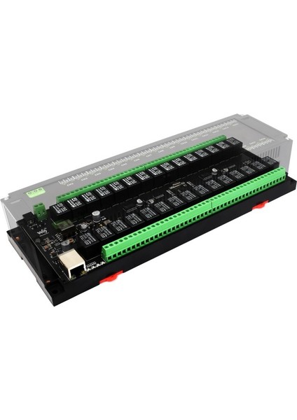 30 Kanallı Ethernet Röle Modülü - Modbus Rtumodbus Tcp Protokolü- Poe Ethernet Port
