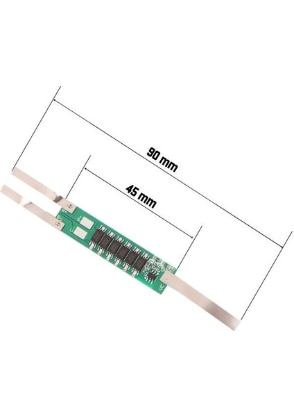 2s 7.4V 9A Lipo & Lion & 18650 Bms Batarya Koruyucu Balans Devresi