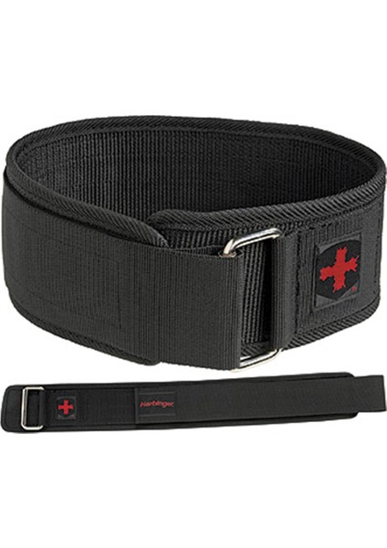 Black 4" Nylon Belt Unisex Ağırlık Kemeri Beden: Xl