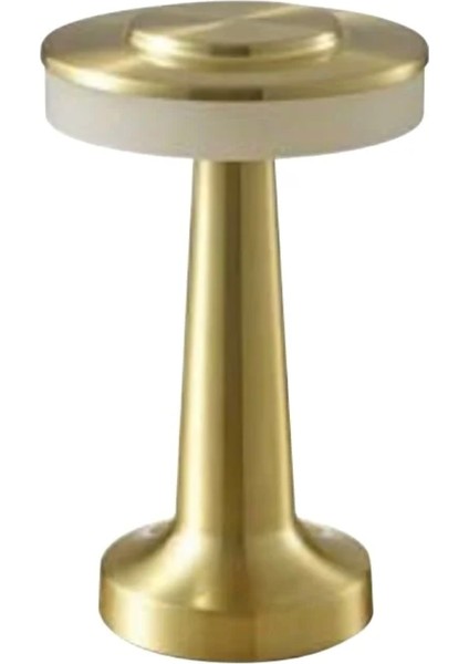 Horoz 050-002-0001 2W Şarjlı Gold Masa Lambası - 3 Renk Işık Modu
