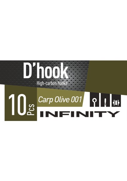 Hameçon Infinity Carp Olive Iğne Iğne No : 4