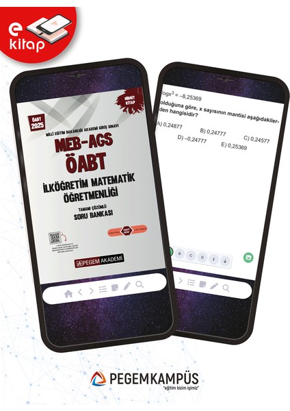 2025 Meb-Ags Öabt Ilköğretim Matematik Öğretmenliği E-Soru Bankas fiyatları