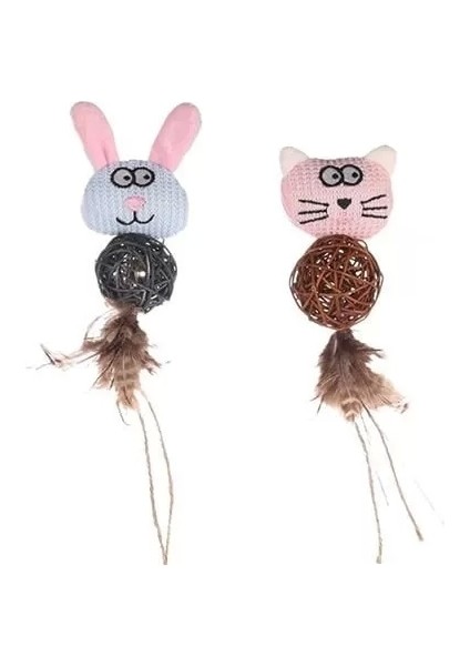 Chayenne ve Bear Peluş Kedi Oyuncağı