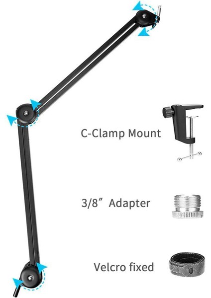 BY-BA20 Masa Tipi Mikrofon Standı fırsatları