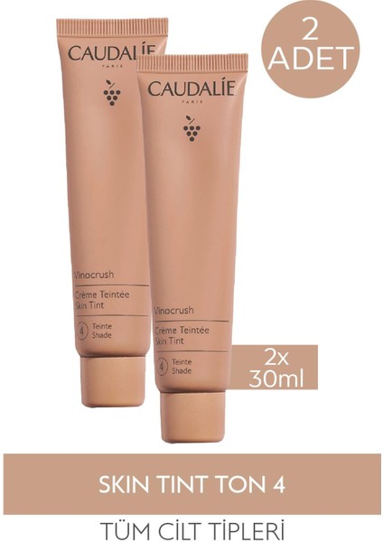 Vinocrush Skin Tint Shade 4 - Ton 4 Cream 30 ml 2 Adet