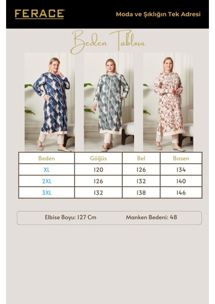 Kadın Büyük Beden Desenli Kap fiyatları