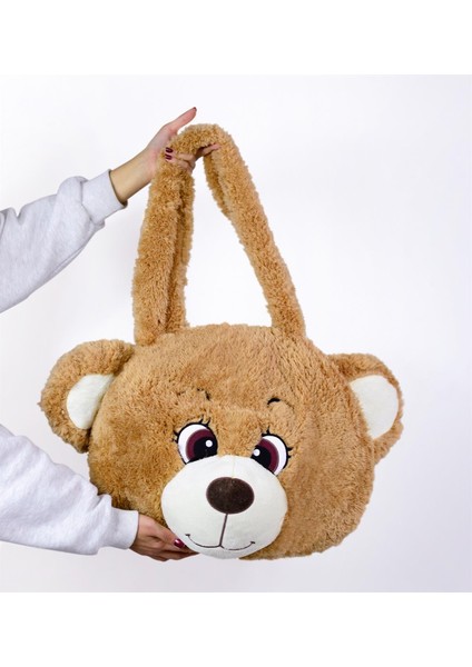 Sevimli Ayıcık Pelüş Omuz Çantası