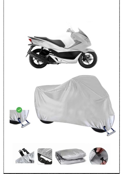 Honda Pcx150 Için Kilit Uyumlu Motosiklet Branda, Güvenli, Su Geçirmez Dayanıklı Kumaş