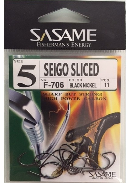 Seigo F-706 Sliced Serisi Olta Iğnesi Iğne No : 2-0