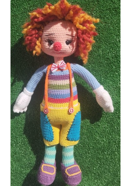 Palyaço Örgü Bebek 40 cm fiyatları