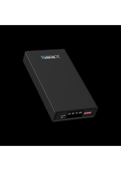 Enerx Powerbank 20000 mAh 2.1 Amper LED Göstergeli ENR-P2025DC Siyah