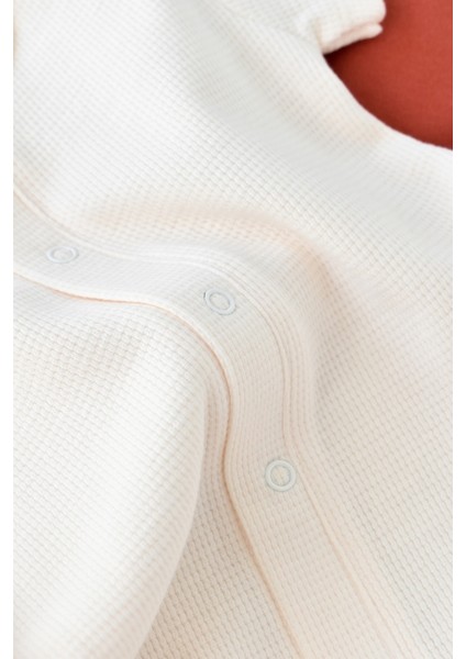 Bebek Şort Kollu Tulum, %100 Organik Pamuk, Bebek ve Yenidoğan Serisi - CSYW1014 modelleri