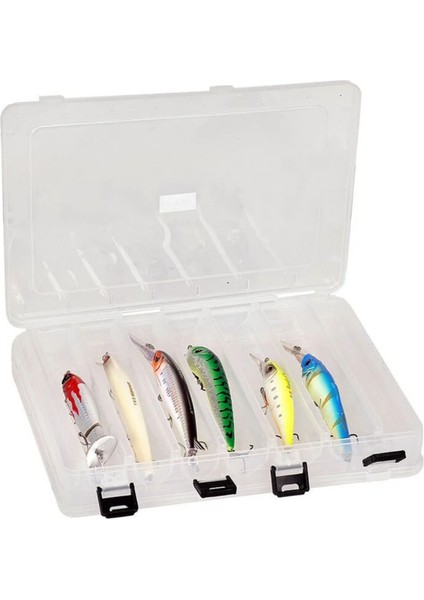 Büyük Rapala Maket Balık Yem Kutusu 14+2 Gözlü Balıkçı Kutusu