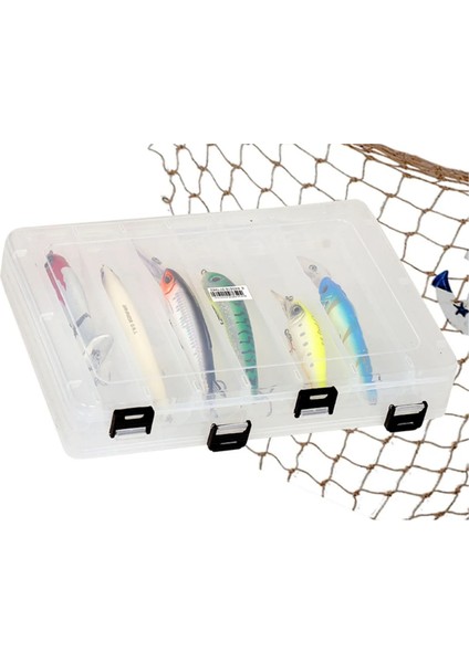 Büyük Rapala Maket Balık Yem Kutusu 14+2 Gözlü Balıkçı Kutusu