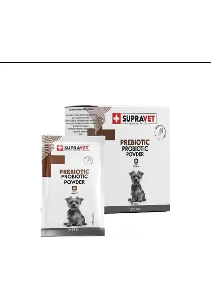 Köpekler Için Toz Probiyotik ve Prebiyotik Takviyesi 10 gr