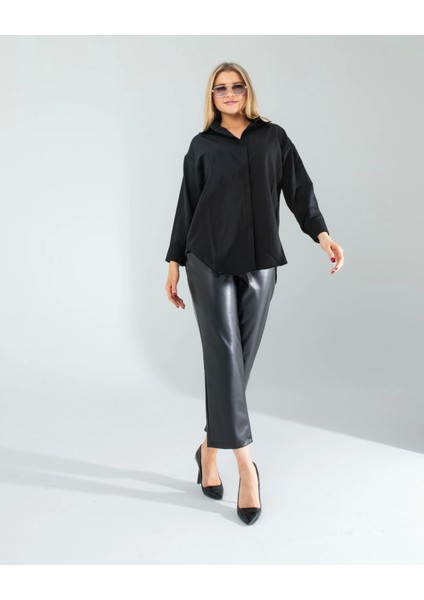 Siyah Regular Fit Gömlek