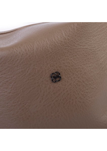 Kadın Salaş Yumuşak Dokulu Omuz ve Çapraz Çanta Vizon Victoria fiyatları