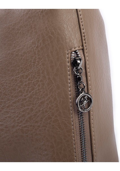 Kadın Salaş Yumuşak Dokulu Omuz ve Çapraz Çanta Vizon Victoria modelleri