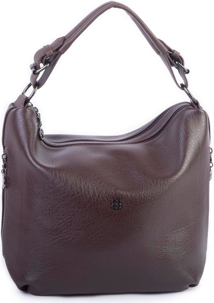 Kadın Salaş Yumuşak Dokulu Omuz ve Çapraz Çanta Kahve Victoria