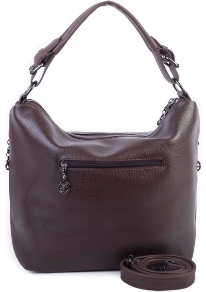 Kadın Salaş Yumuşak Dokulu Omuz ve Çapraz Çanta Kahve Victoria modelleri