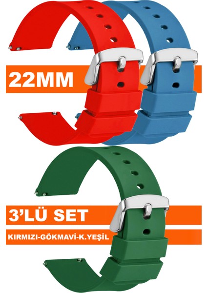 Huawei Watch Gt Gt2 Gt3 Gt4 Gt5 Pro 46mm Saat Uyumlu 22mm Silikon Saat Kordonu Kayışı