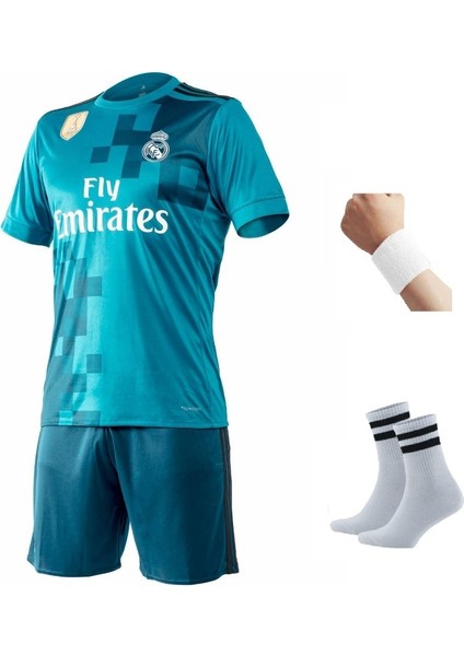 Şampiyonlar Ligi Real Madri’d Ronaldo 2017/2018 Futbol Çocuk Forması 4’lü Set