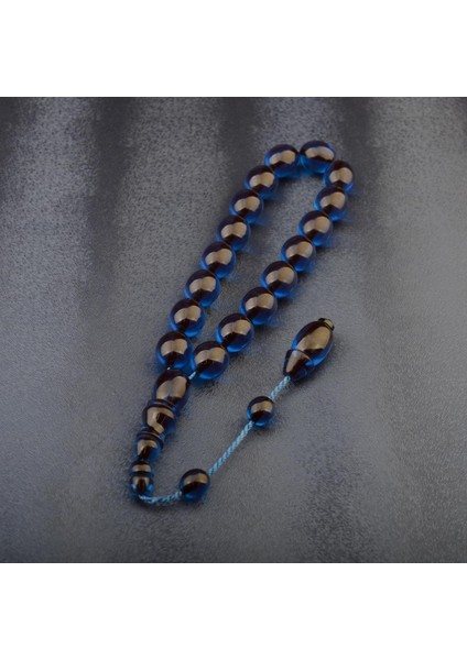 Sistem Püsküllü 16X14MM Efe Boy Ateş Kehribar Tesbih