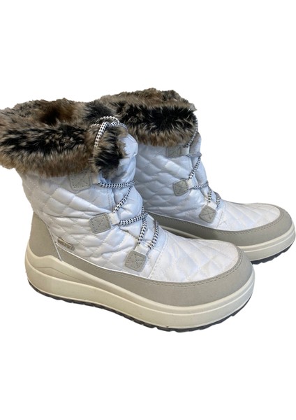 Kadın Bot (Kar) 6305 38J Jacalu Textile Upper And Leather-Pu Sole White modelleri
