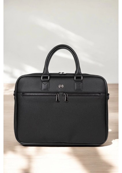 Lüx Unisex Siyah Laptop & Evrak Çantası 13"-14.6" Inç
