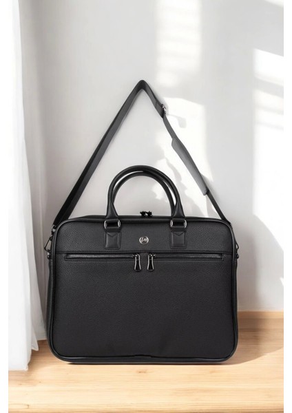 Lüx Unisex Siyah Laptop & Evrak Çantası 13"-14.6" Inç fırsatları