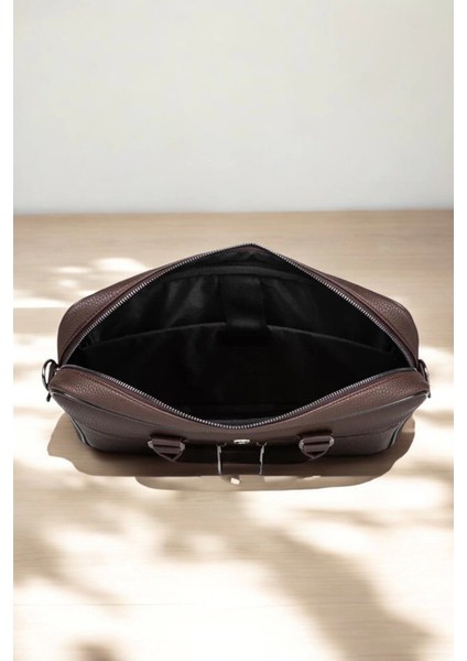 Lüx Unisex Kahverengi Laptop & Evrak Çantası 13"-14.6" Inç fırsatları