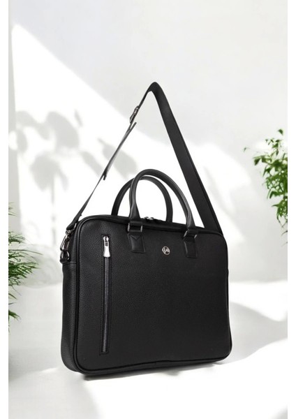Lüx Unisex Siyah Laptop & Evrak Çantası 13"-14.6" Inç indirimleri