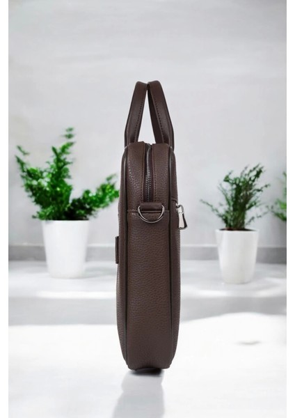 Premium Unisex Kahverengi Laptop & Evrak Çantası 13"-14.6" Inç modelleri